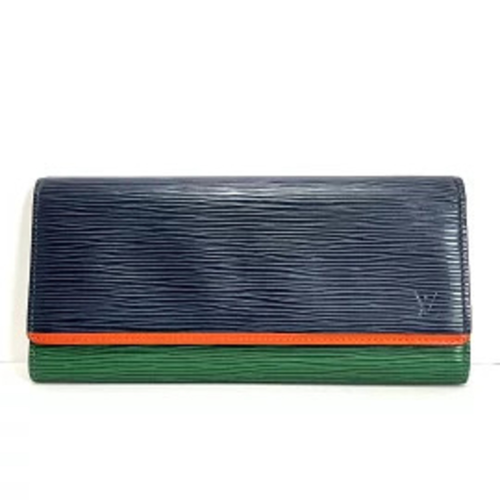 LOUIS VUITTON Portefeuille Flore Long Wallet Cape Leather